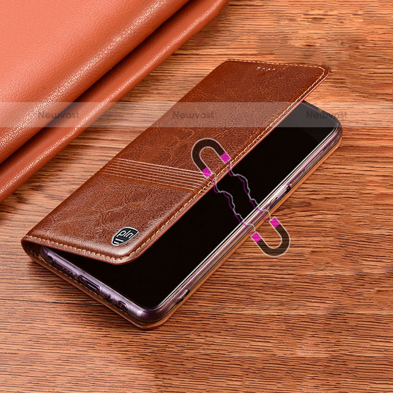 Leather Case Stands Flip Cover Holder H05P for Oppo Find X5 Pro 5G