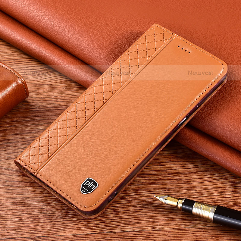 Leather Case Stands Flip Cover Holder H05P for Samsung Galaxy S23 Plus 5G