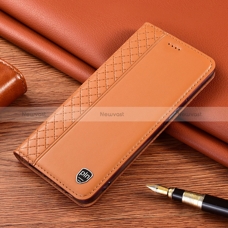 Leather Case Stands Flip Cover Holder H05P for Samsung Galaxy S24 Plus 5G