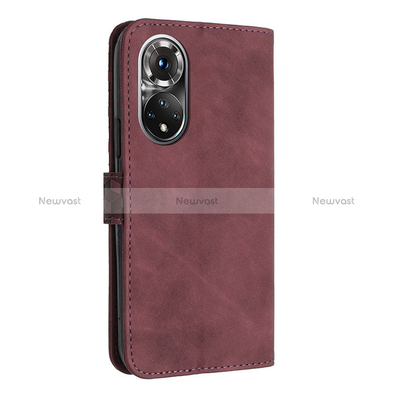 Leather Case Stands Flip Cover Holder H05X for Huawei Honor 50 5G