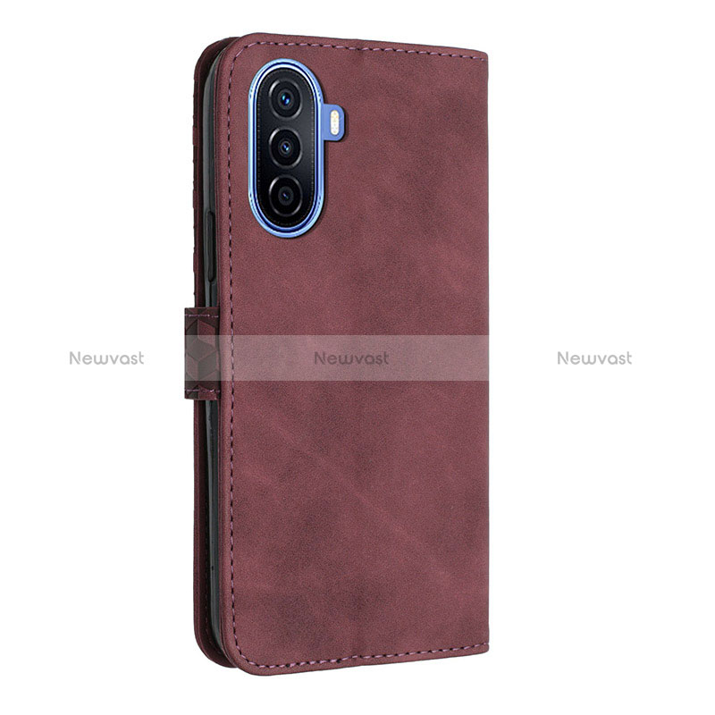 Leather Case Stands Flip Cover Holder H05X for Huawei Nova Y70