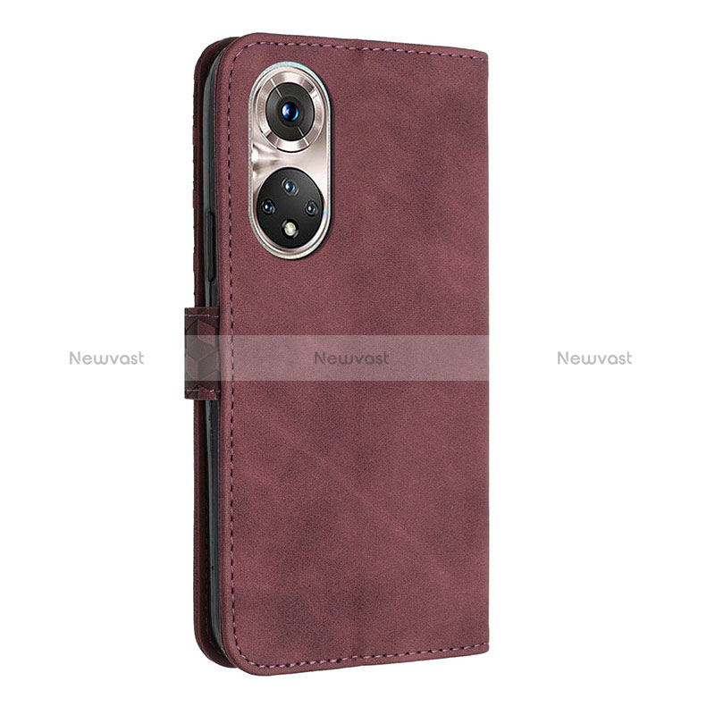 Leather Case Stands Flip Cover Holder H05X for Huawei P50 Pro