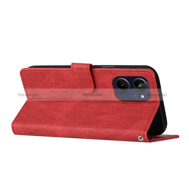 Leather Case Stands Flip Cover Holder H05X for Realme 10 4G