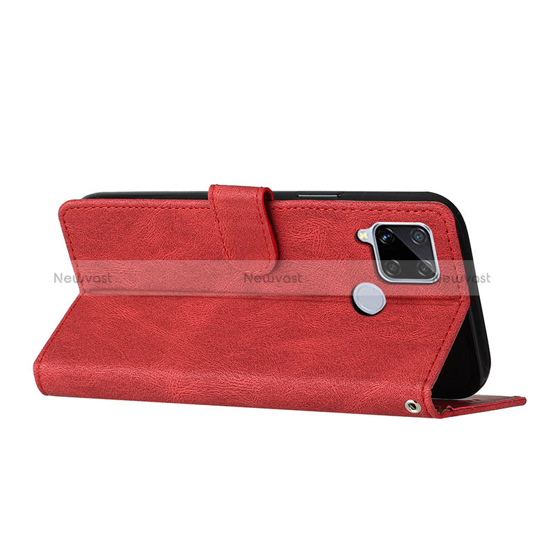 Leather Case Stands Flip Cover Holder H05X for Realme 7i RMX2193