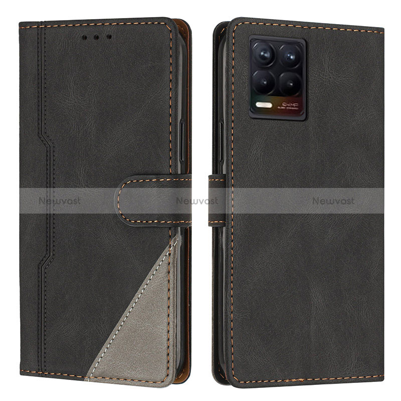 Leather Case Stands Flip Cover Holder H05X for Realme 8 4G