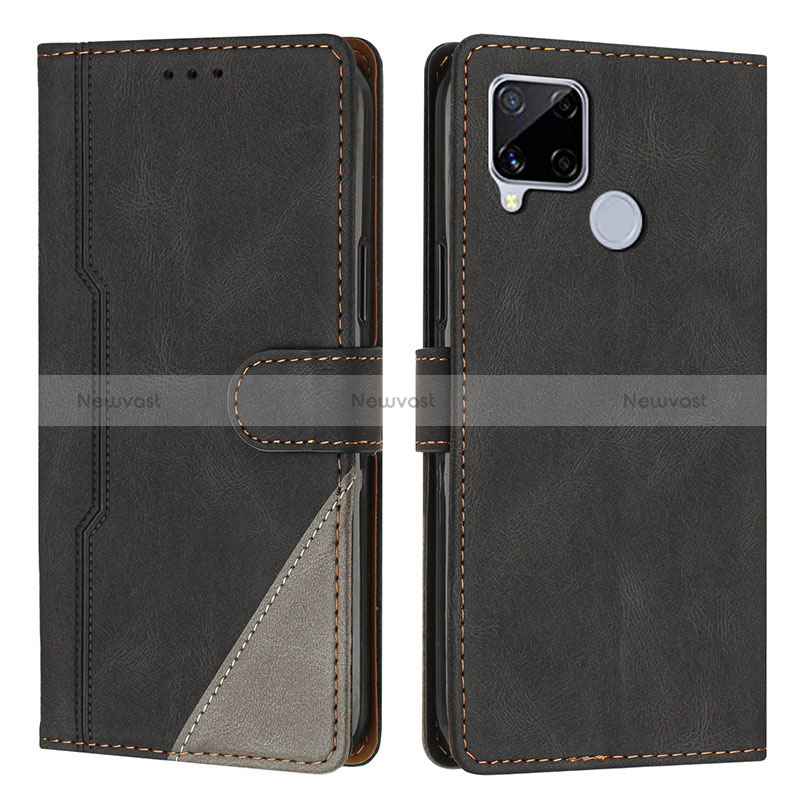 Leather Case Stands Flip Cover Holder H05X for Realme C12