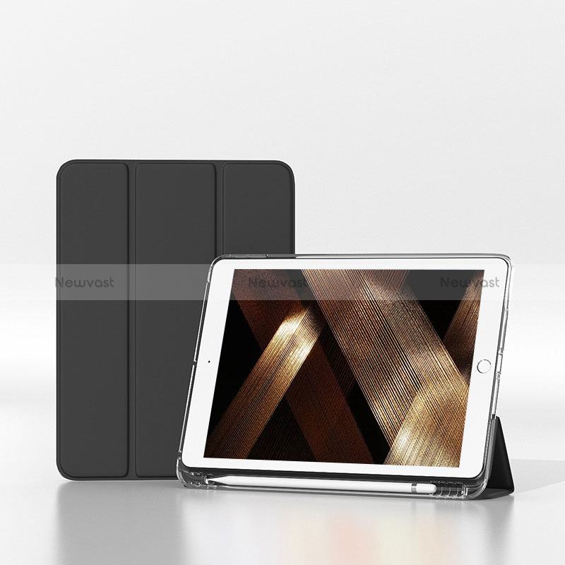 Leather Case Stands Flip Cover Holder H06 for Apple iPad 10.2 (2020) Black