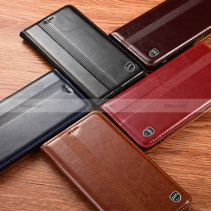 Leather Case Stands Flip Cover Holder H06P for Sony Xperia 10 V