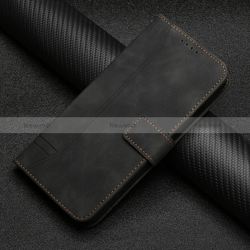 Leather Case Stands Flip Cover Holder H06X for Google Pixel 7 Pro 5G Black