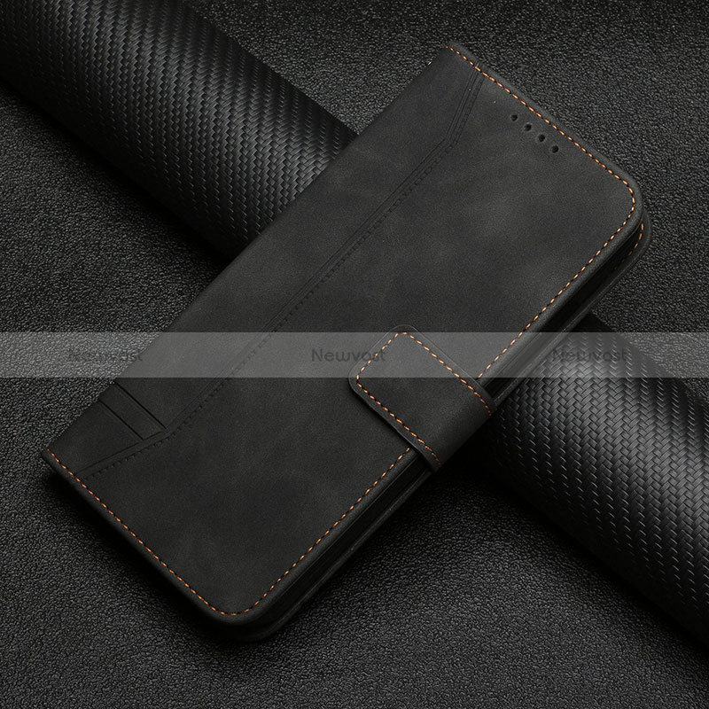 Leather Case Stands Flip Cover Holder H06X for Huawei Nova 8i Black