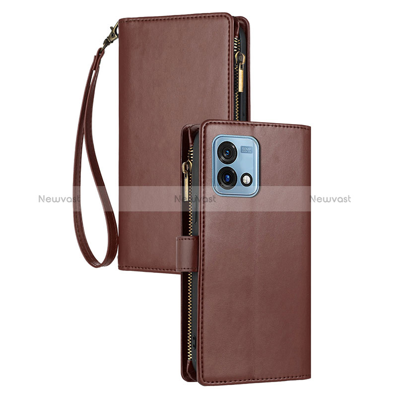 Leather Case Stands Flip Cover Holder H06X for Motorola Moto G Stylus (2023) 4G