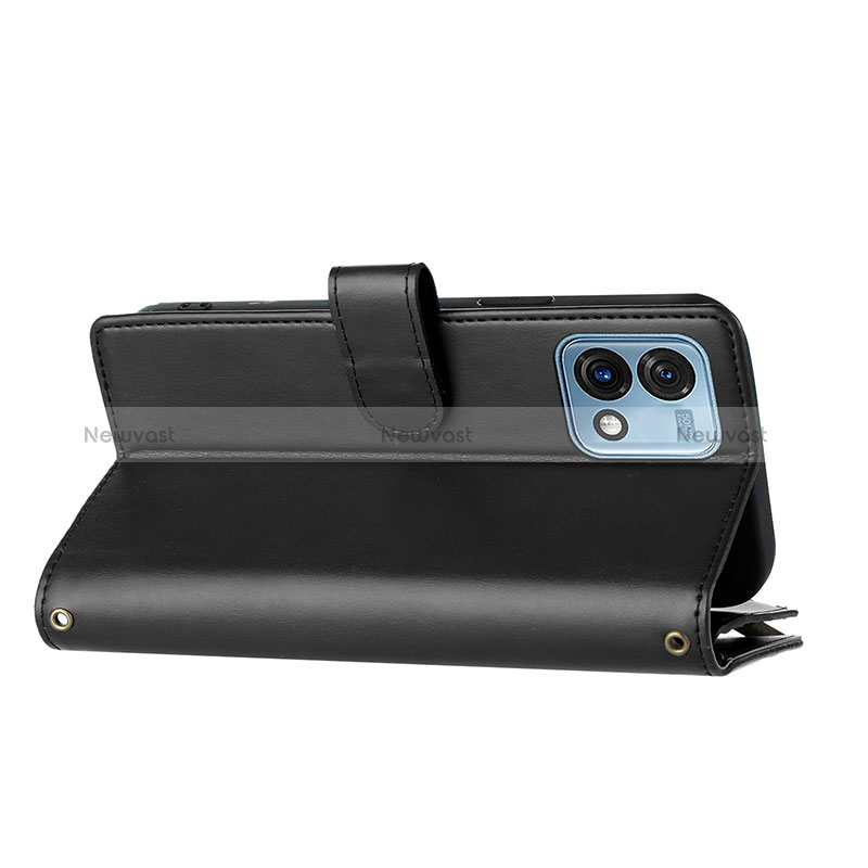 Leather Case Stands Flip Cover Holder H06X for Motorola Moto G Stylus (2023) 4G