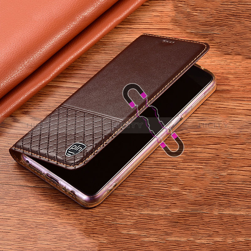 Leather Case Stands Flip Cover Holder H07P for Samsung Galaxy A73 5G