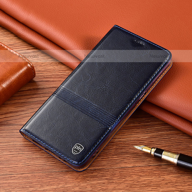 Leather Case Stands Flip Cover Holder H09P for OnePlus Nord N20 5G