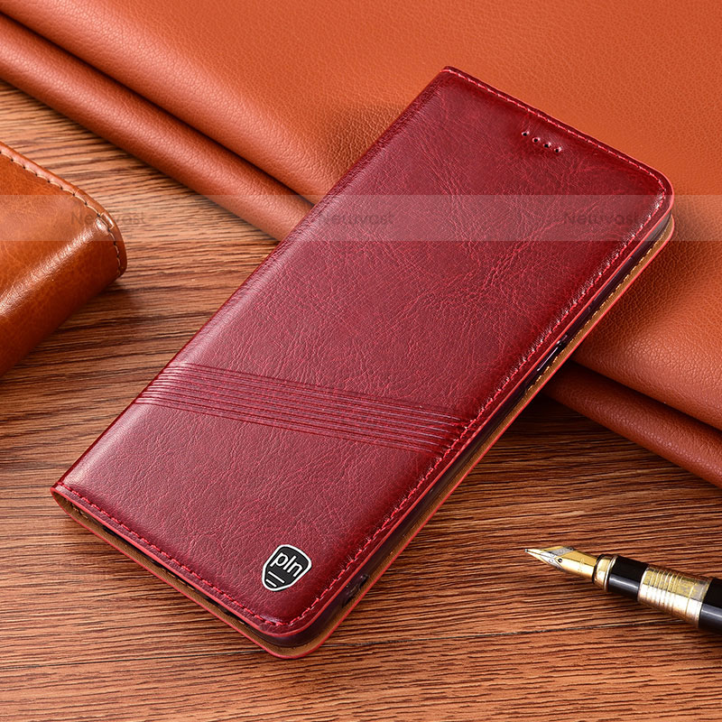 Leather Case Stands Flip Cover Holder H09P for Samsung Galaxy S21 Plus 5G