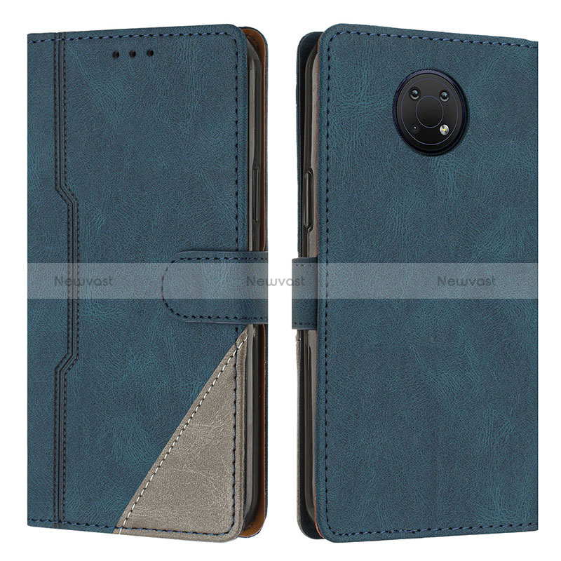 Leather Case Stands Flip Cover Holder H09X for Nokia G10