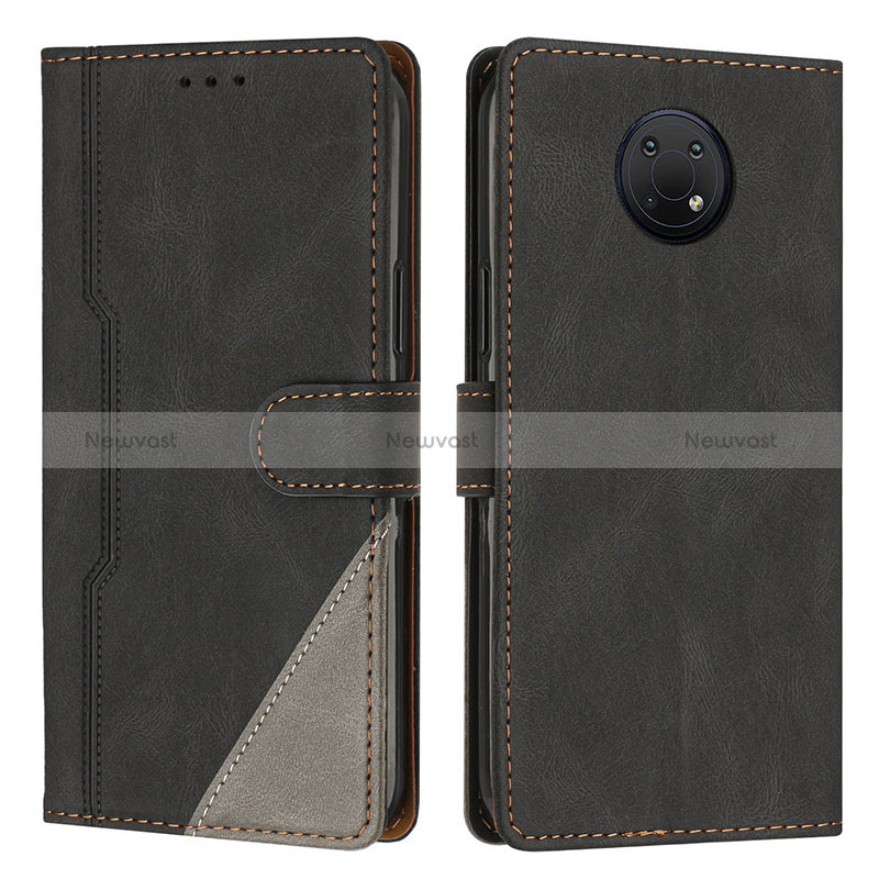 Leather Case Stands Flip Cover Holder H09X for Nokia G10