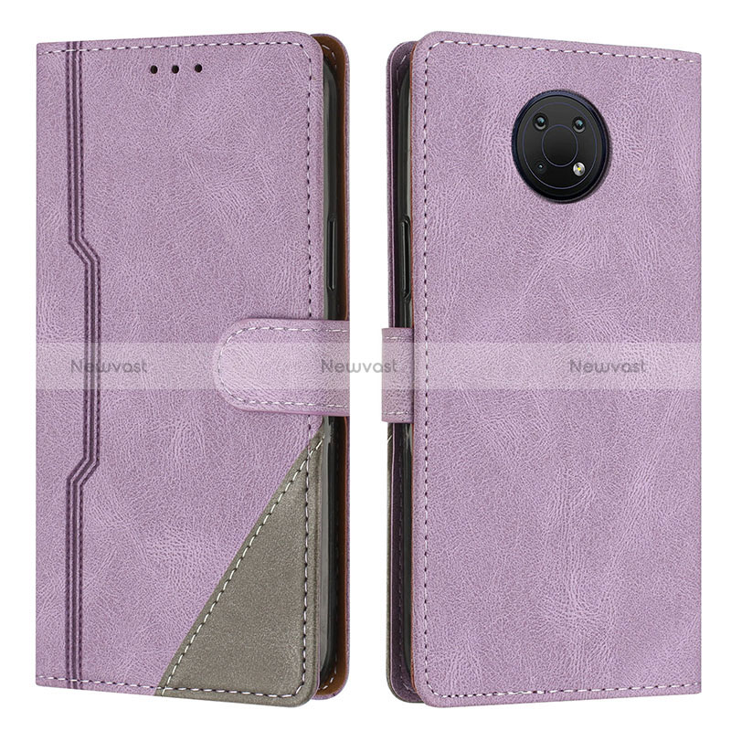 Leather Case Stands Flip Cover Holder H09X for Nokia G10