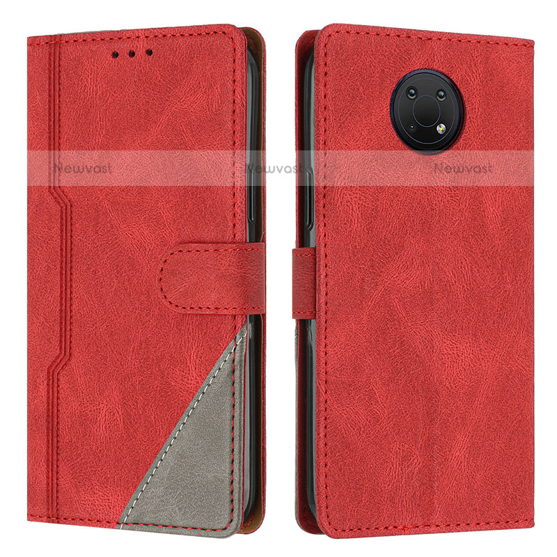 Leather Case Stands Flip Cover Holder H09X for Nokia G30