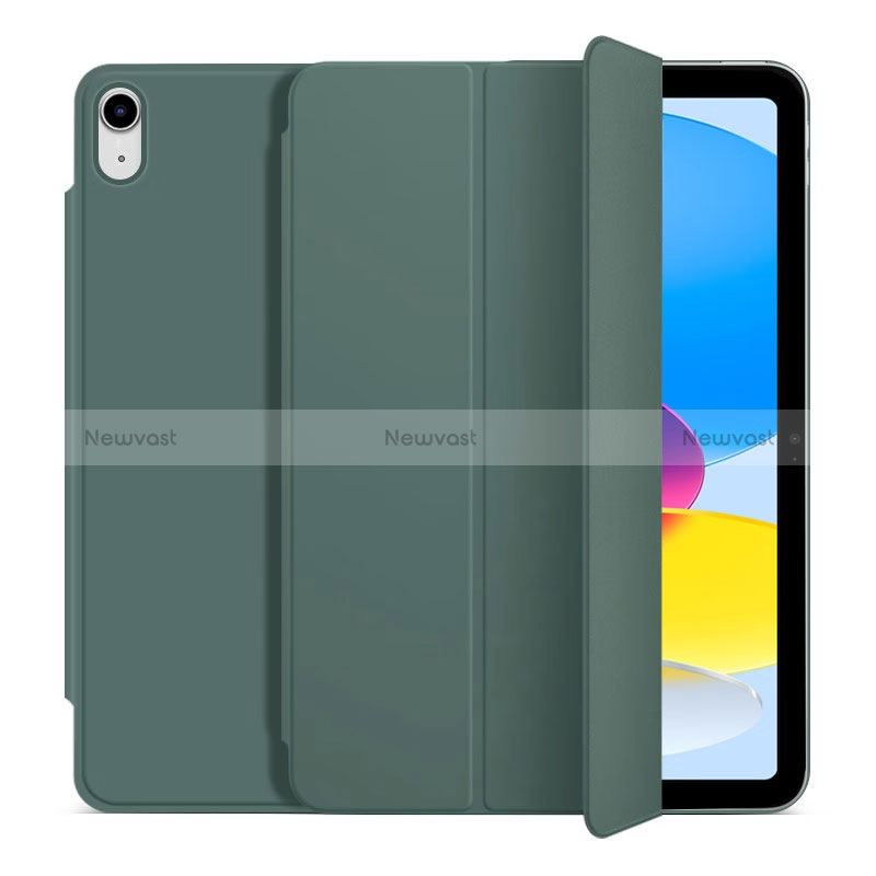 Leather Case Stands Flip Cover Holder H10 for Apple iPad 10.9 (2022)