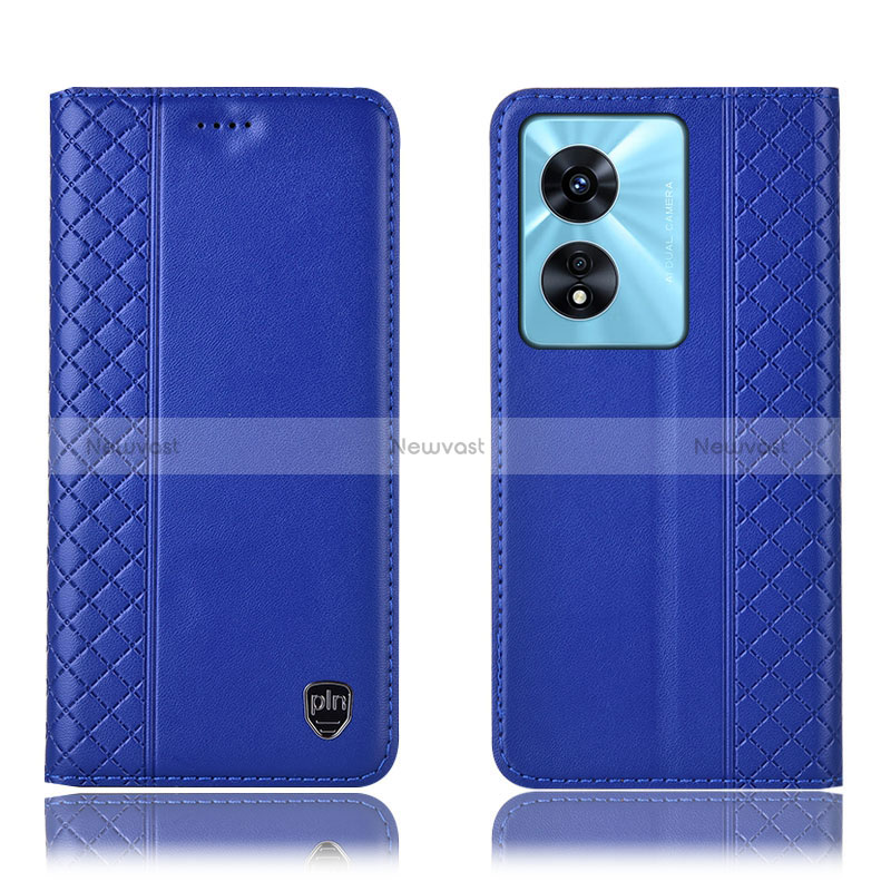 Leather Case Stands Flip Cover Holder H10P for Oppo A38