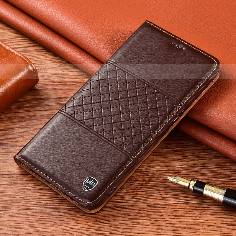 Leather Case Stands Flip Cover Holder H10P for Samsung Galaxy S21 Plus 5G