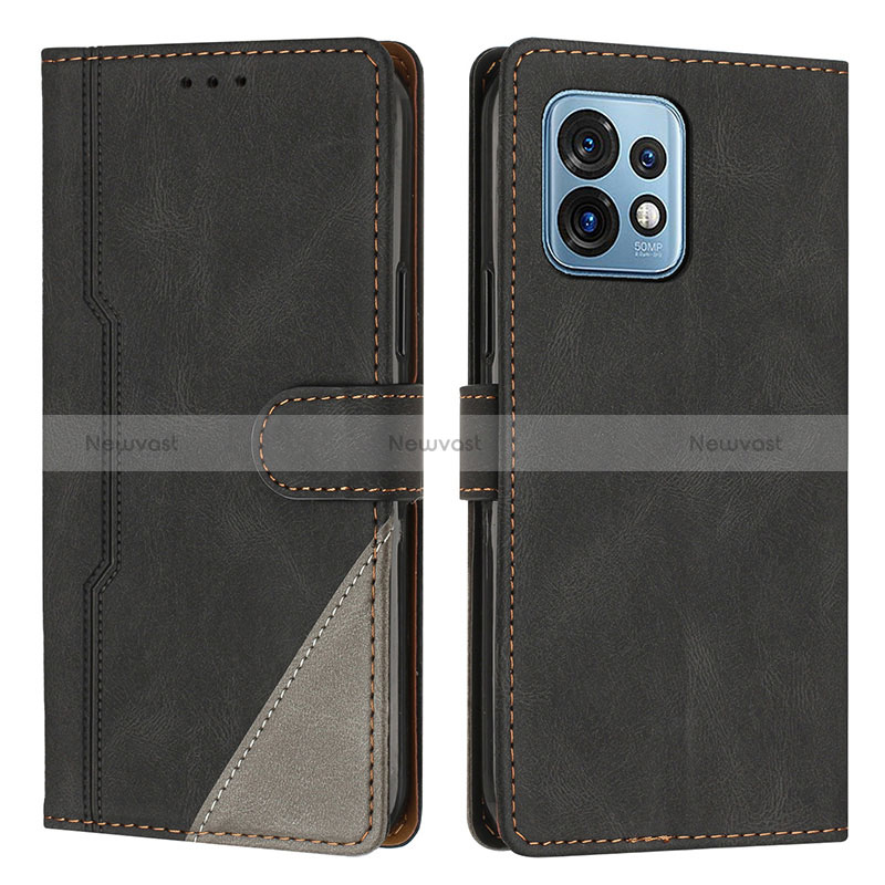 Leather Case Stands Flip Cover Holder H10X for Motorola Moto Edge 40 Pro 5G