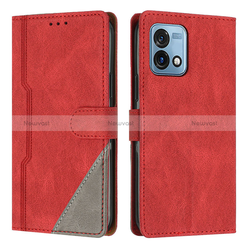 Leather Case Stands Flip Cover Holder H10X for Motorola Moto G Stylus (2023) 4G