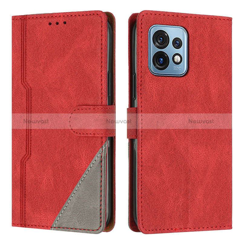 Leather Case Stands Flip Cover Holder H10X for Motorola Moto X40 5G