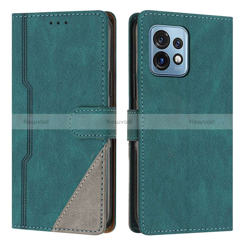 Leather Case Stands Flip Cover Holder H10X for Motorola Moto X40 5G