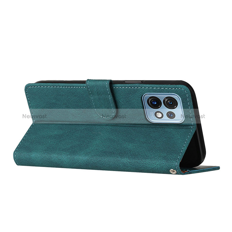 Leather Case Stands Flip Cover Holder H10X for Motorola Moto X40 5G