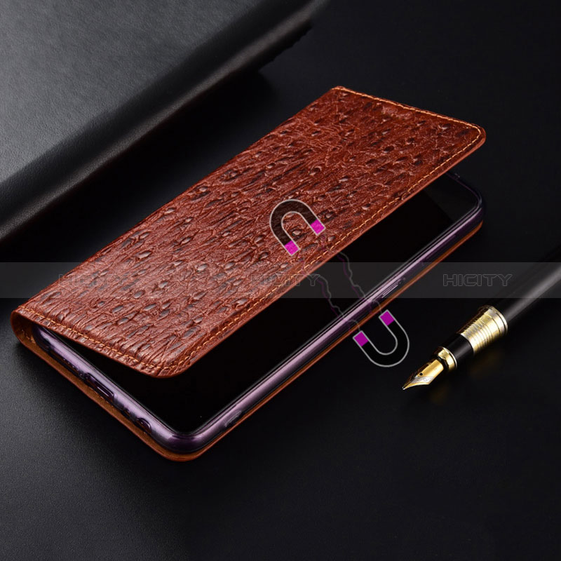 Leather Case Stands Flip Cover Holder H15P for Samsung Galaxy A03s