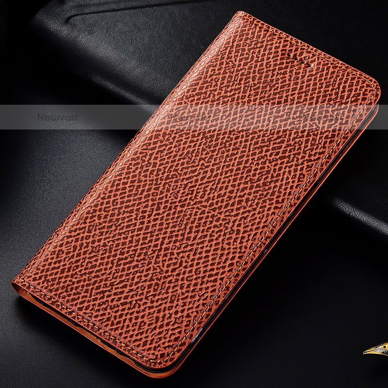 Leather Case Stands Flip Cover Holder H15P for Samsung Galaxy A11