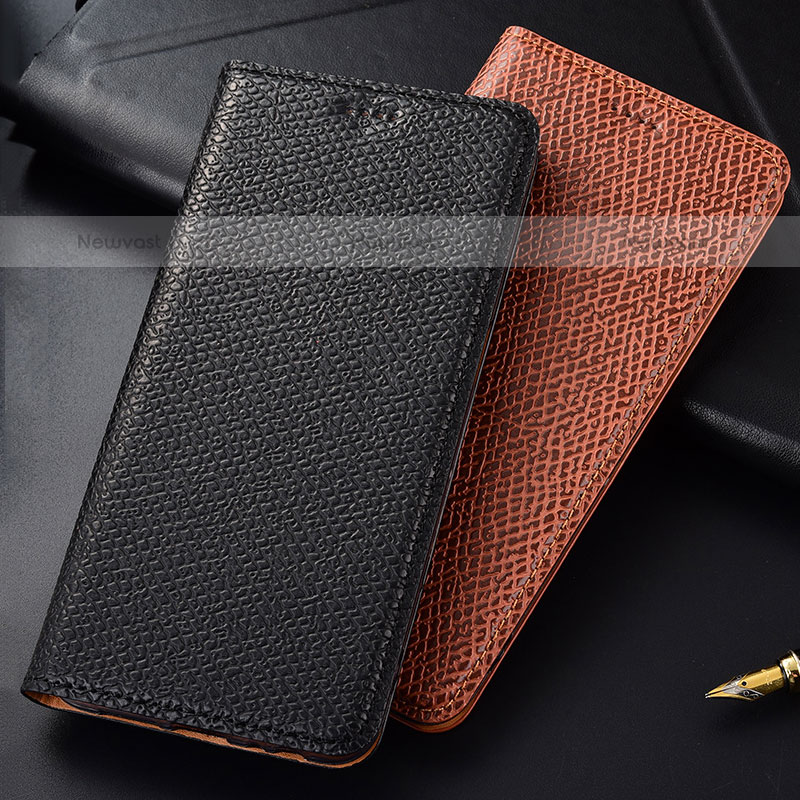 Leather Case Stands Flip Cover Holder H15P for Samsung Galaxy A11