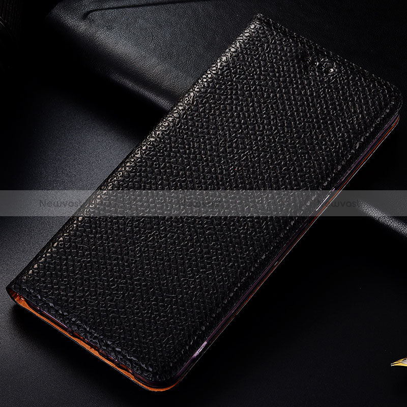 Leather Case Stands Flip Cover Holder H15P for Samsung Galaxy A23 4G