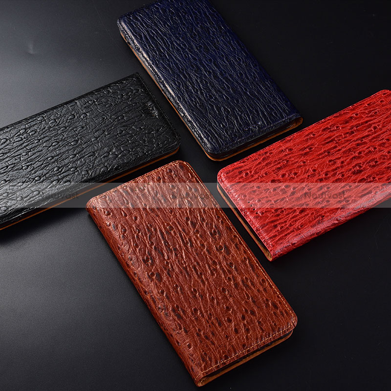 Leather Case Stands Flip Cover Holder H15P for Samsung Galaxy M01