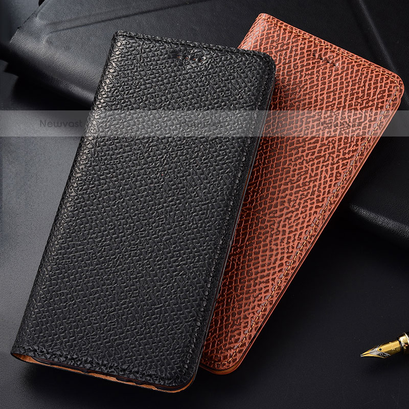 Leather Case Stands Flip Cover Holder H15P for Samsung Galaxy M21