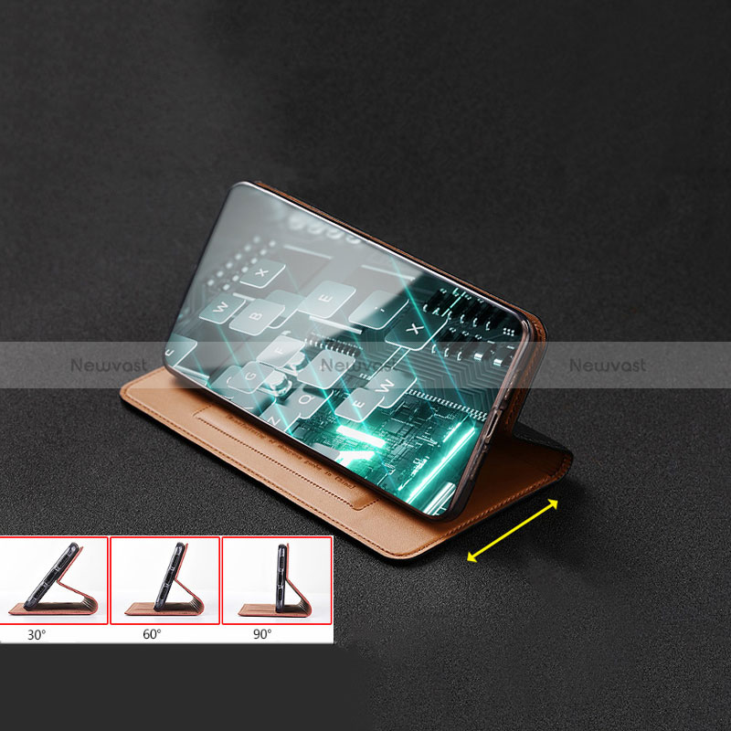 Leather Case Stands Flip Cover Holder H15P for Samsung Galaxy M23 5G