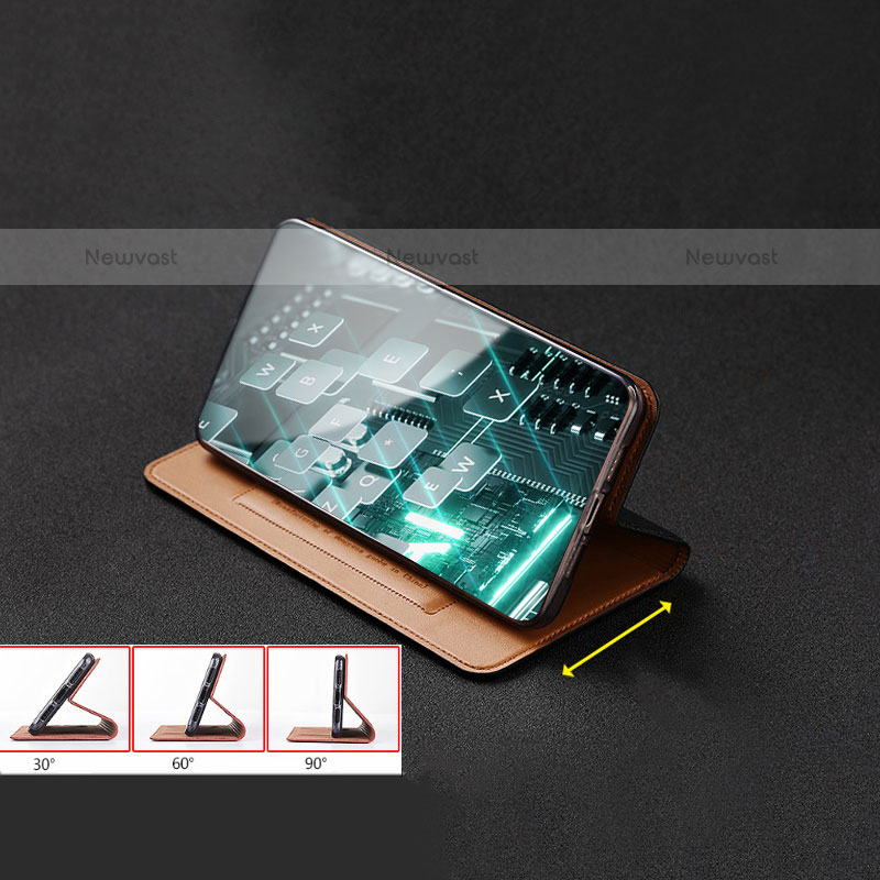 Leather Case Stands Flip Cover Holder H15P for Samsung Galaxy Note 10 5G