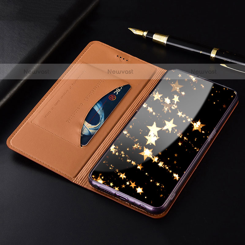 Leather Case Stands Flip Cover Holder H15P for Samsung Galaxy Note 10 5G