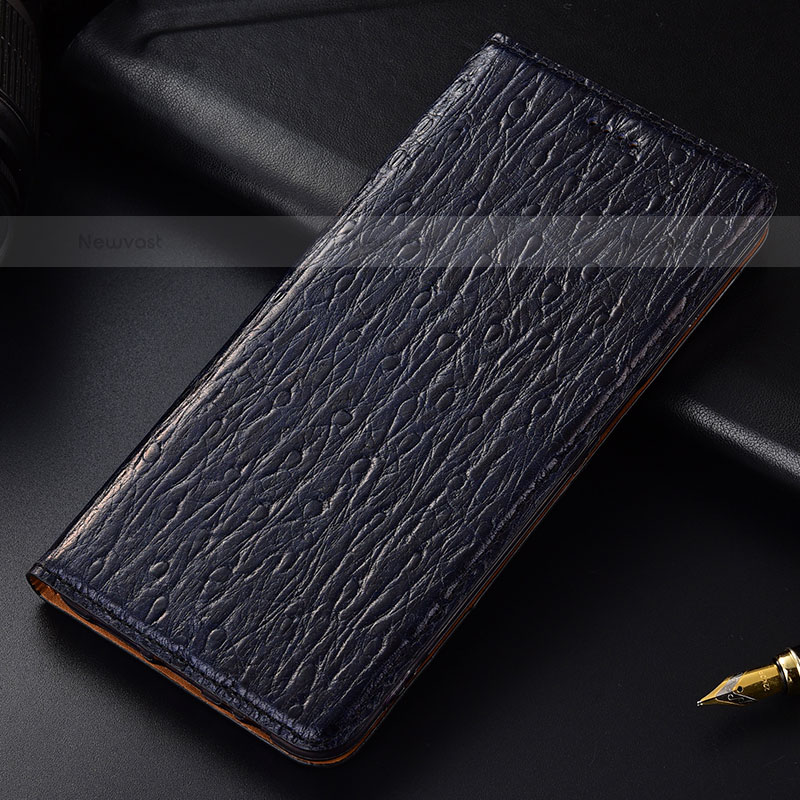 Leather Case Stands Flip Cover Holder H15P for Samsung Galaxy S21 FE 5G