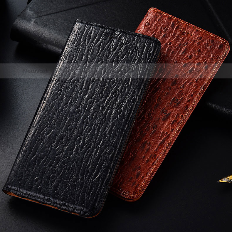 Leather Case Stands Flip Cover Holder H15P for Samsung Galaxy S21 FE 5G