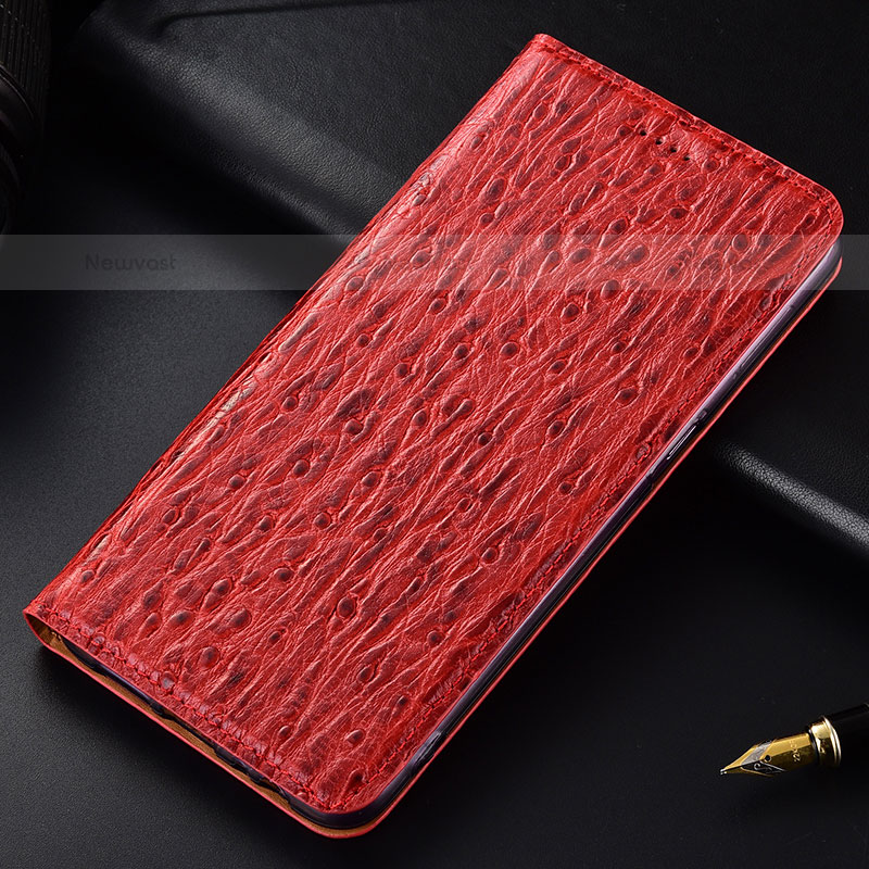 Leather Case Stands Flip Cover Holder H15P for Samsung Galaxy S21 Plus 5G