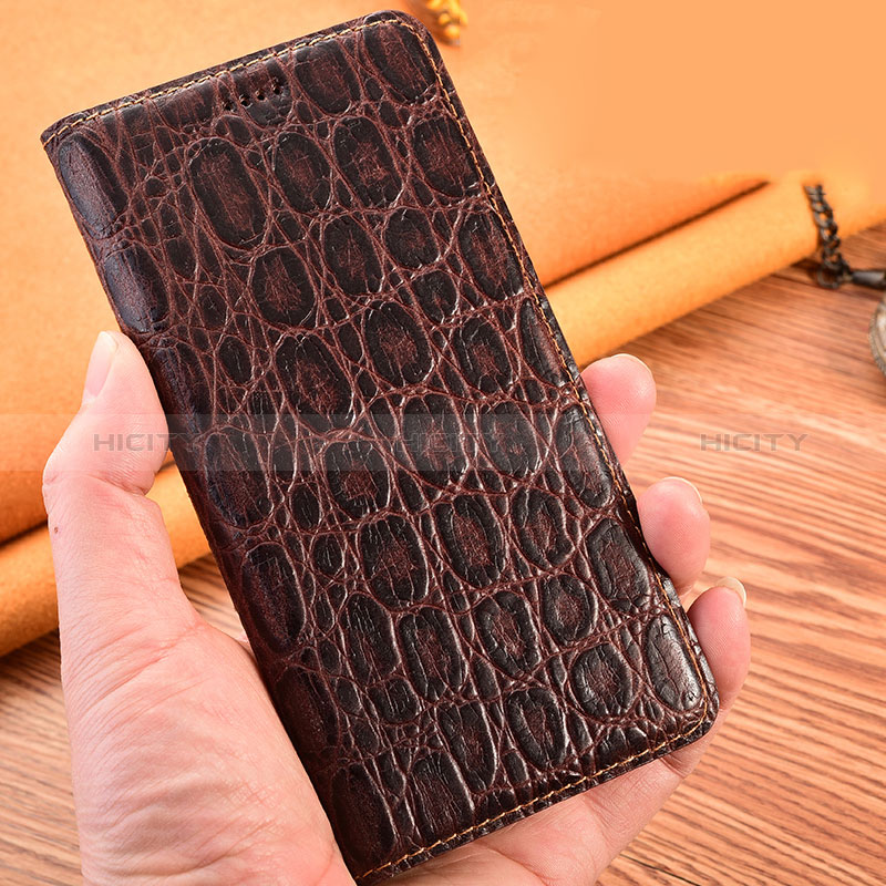 Leather Case Stands Flip Cover Holder H16P for Samsung Galaxy F23 5G