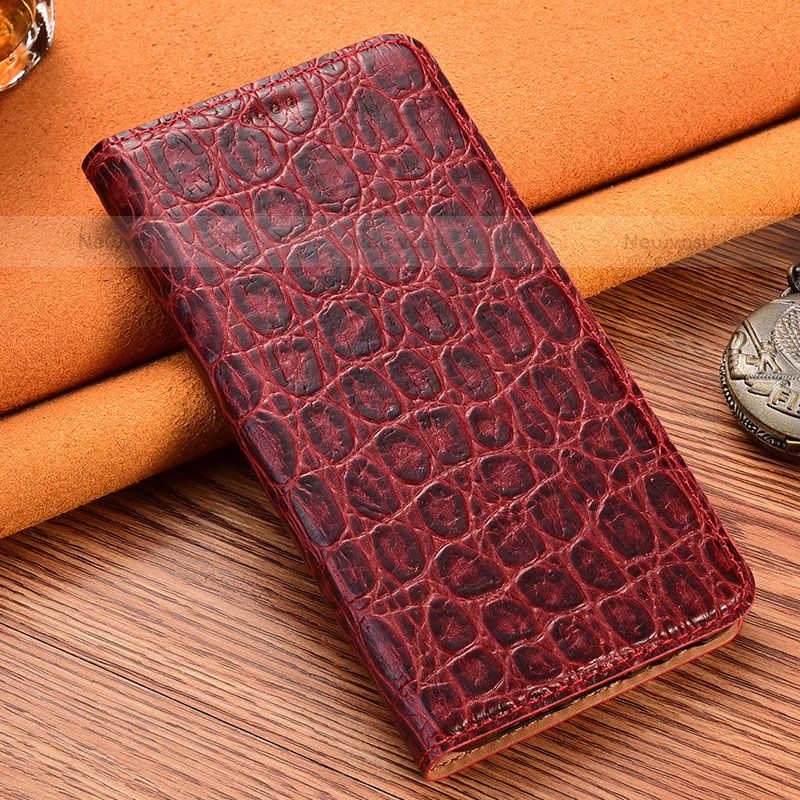 Leather Case Stands Flip Cover Holder H16P for Samsung Galaxy S21 5G