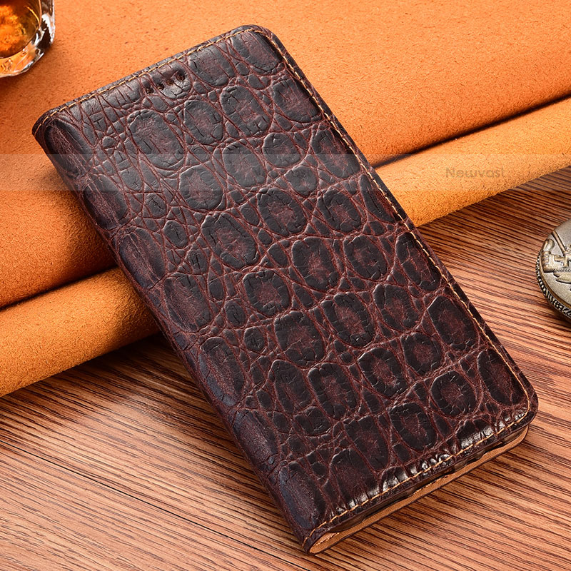 Leather Case Stands Flip Cover Holder H16P for Samsung Galaxy S21 5G