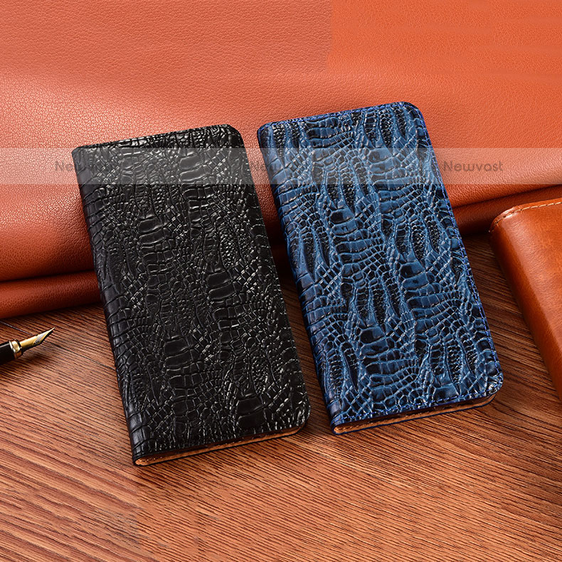 Leather Case Stands Flip Cover Holder H17P for Oppo A95 5G