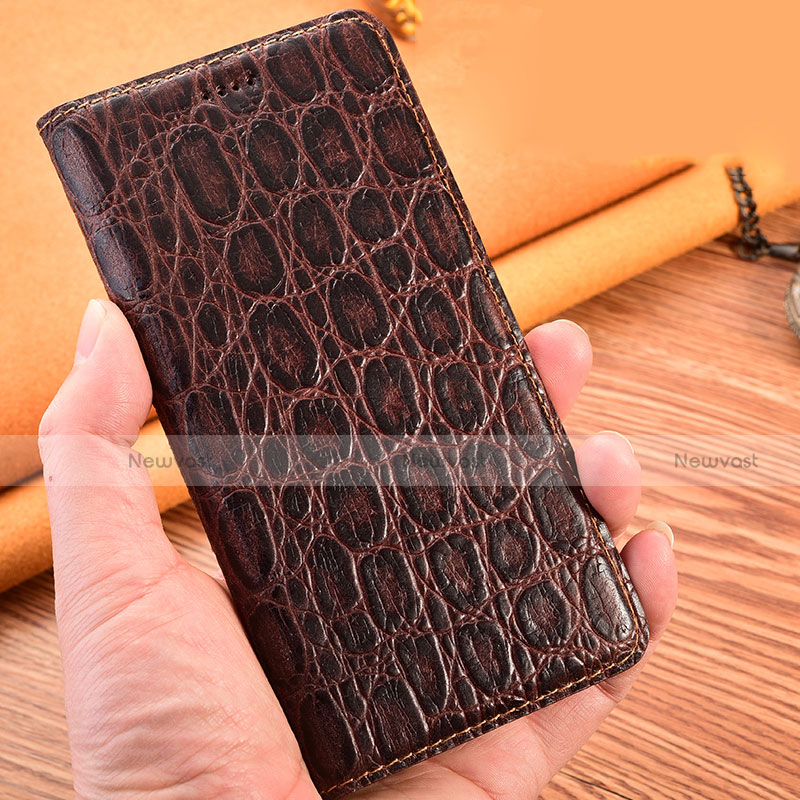 Leather Case Stands Flip Cover Holder H18P for Motorola Moto Edge 30 Ultra 5G