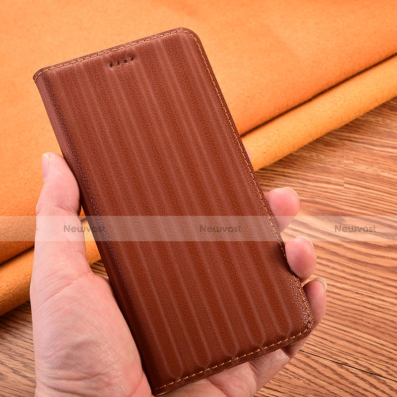 Leather Case Stands Flip Cover Holder H18P for Motorola Moto G20