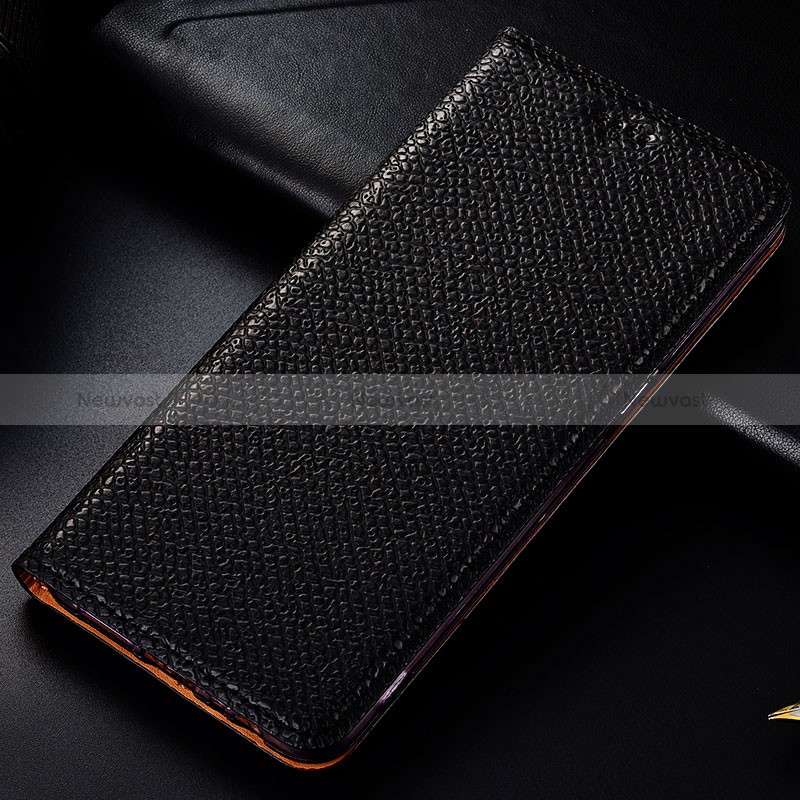 Leather Case Stands Flip Cover Holder H18P for Samsung Galaxy A03